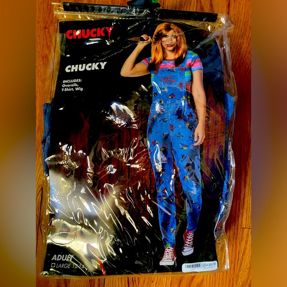 Women’s Size L Chucky Costume - Picture 1 of 3